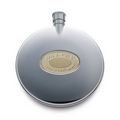 Dalvey Classic 4.24 Oz. Flask w/ Gold Detail